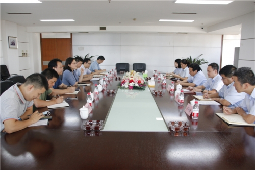 【领导关怀】同商共谋  将产改工作进行到底——浙江省总工会、省建设建材工会、市总工会、市建设工会领导一行走访欧博ABG调研指导